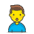 Man Pouting 1 Emoji from Emoji - Free Set