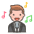 Man Singer 2 Emoji from Emoji - Free Set