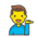 Man Tipping Hand 1 Emoji from Emoji - Free Set