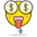 Money Mouth Face 2 Emoji from Emoji - Free Set