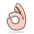 OK Hand 2 Emoji from Emoji - Free Set