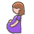 Pregnant Woman 2 Emoji from Emoji - Free Set
