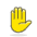Raised Hand 1 Emoji from Emoji - Free Set