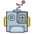 Robot Face 3 Emoji from Emoji - Free Set