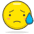 Sad But Relieved Face Emoji from Emoji - Free Set