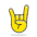 Sign Of The Horns 1 Emoji from Emoji - Free Set