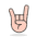 Sign Of The Horns 2 Emoji from Emoji - Free Set