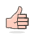 Thumbs Up 2 Emoji from Emoji - Free Set