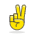 Victory Hand 1 Emoji from Emoji - Free Set