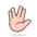 Vulcan Salute 2 Emoji from Emoji - Free Set