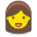 Woman 1 Emoji from Emoji - Free Set