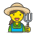 Woman Farmer 1 Emoji from Emoji - Free Set