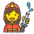 Woman Firefighter 1 Emoji from Emoji - Free Set