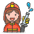 Woman Firefighter 2 Emoji from Emoji - Free Set