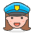 Woman Police Officer 2 Emoji from Emoji - Free Set