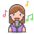 Woman Singer 2 Emoji from Emoji - Free Set