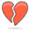Broken Heart Emoji from Emoji - Free Set