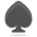 Spade Suit Emoji from Emoji - Free Set
