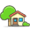 House With Garden Emoji from Emoji - Free Set