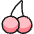 Fruit Cherry Icon from Ultimate Colors Set