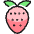 Fruit Strawberry 1 Icon from Ultimate Colors Set