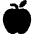 Fruit Apple Icon from Ultimate Bold Set