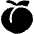 Peach Fruit Icon from Ultimate Bold Set
