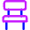 Chair 3 Icon from Core Neon Set