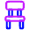 Chair 3 Icon from Plump Neon Set
