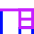 Desk Icon from Sharp Neon Set