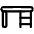 Desk Icon from Plump Line Set