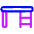 Desk Icon from Plump Neon Set