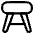 Stool Icon from Plump Line Set