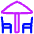 Terrace Icon from Plump Neon Set
