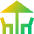 Terrace Icon from Sharp Gradient Set
