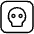 Dice Skull Icon from Ultimate Light Set