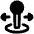Arcade Stick Move Horizontal Icon from Plump Remix Set