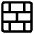 Block Brick Icon from Core Line Set