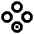 Buttons Down Icon from Sharp Line Set