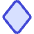 Diamonds Symbol Icon from Core Duo Set