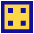 Dice 4 Icon from Sharp Pop Set