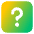 Dice Question Icon from Core Gradient Set