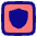 Dice Shield Icon from Plump Pop Set