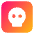 Dice Skull Icon from Core Gradient Set