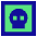 Dice Skull Icon from Sharp Pop Set