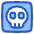 Dice Skull Icon from Plump Duo Set | Free Download as SVG Vector and Transparent PNG | Streamline icons