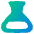 Flask Half Icon from Plump Gradient Set