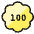 Gaming 100 icon - Free transparent PNG, SVG. No sign up needed.