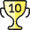 Gaming Trophy 10 icon - Free transparent PNG, SVG. No sign up needed.