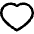 Hearts Symbol Icon from Flex Line Set